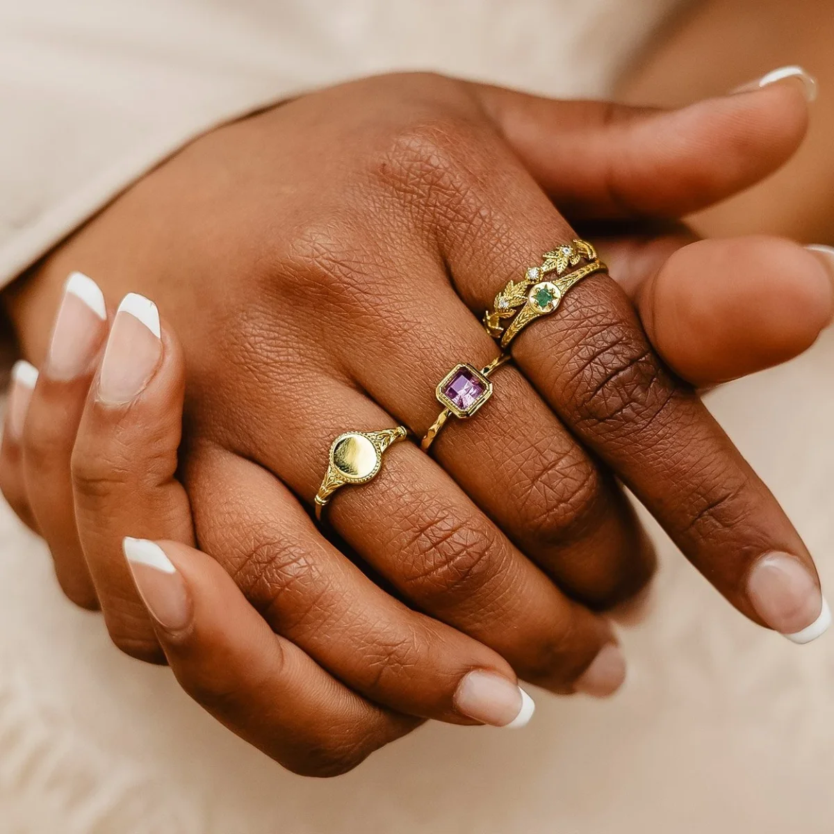 Bague Emeraude Mai – Image 4