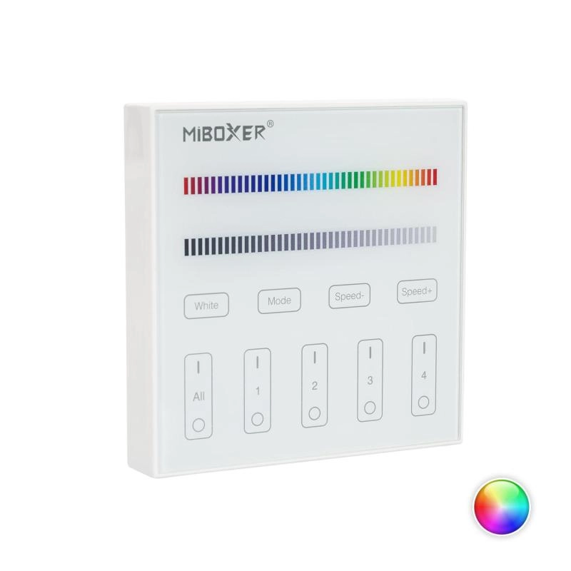 Panneau tactile 4 zones RGB+CCT