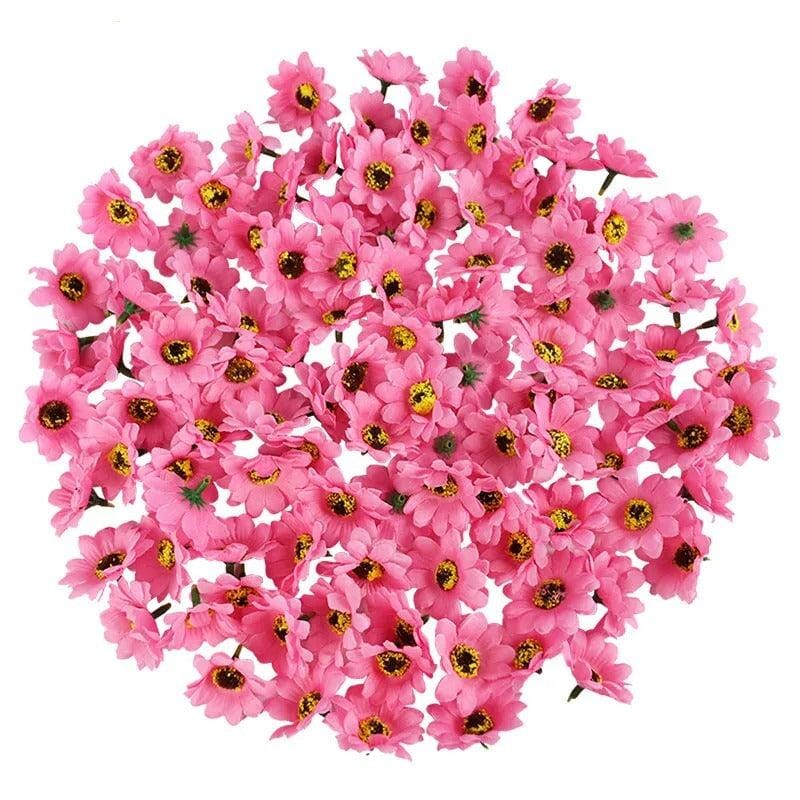 Mini Fleurs de Tournesol Artificiel - Petit Format Décoratif – Image 4